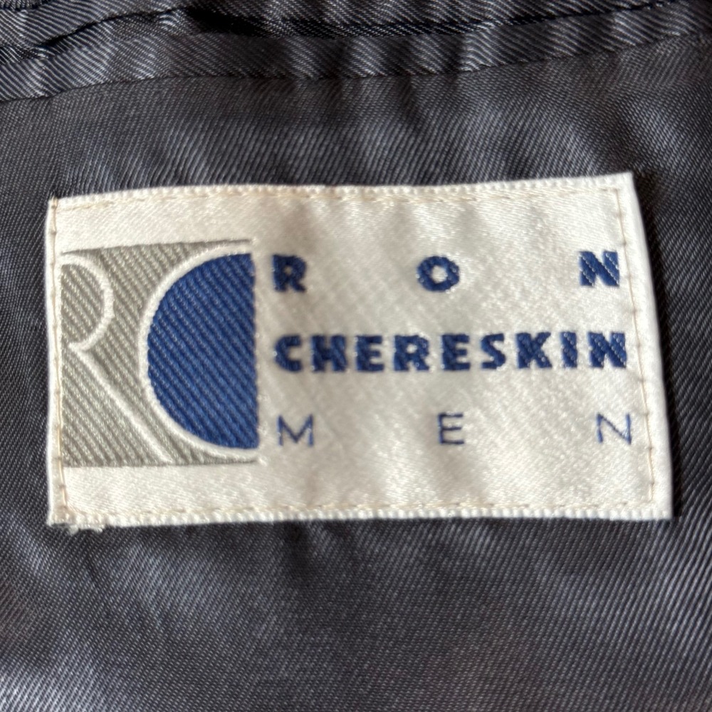 Ron Chereskin Men Charcoal Gray Camel Hair 2 Button Blazer Sport Coat Hungary 42 - Picture 8 of 10